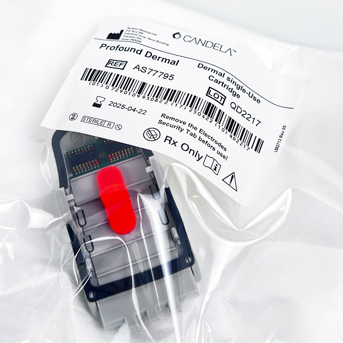 Candela Profound Dermal Single-Use Cartridge REF AS77795 EXP 04-22-2025