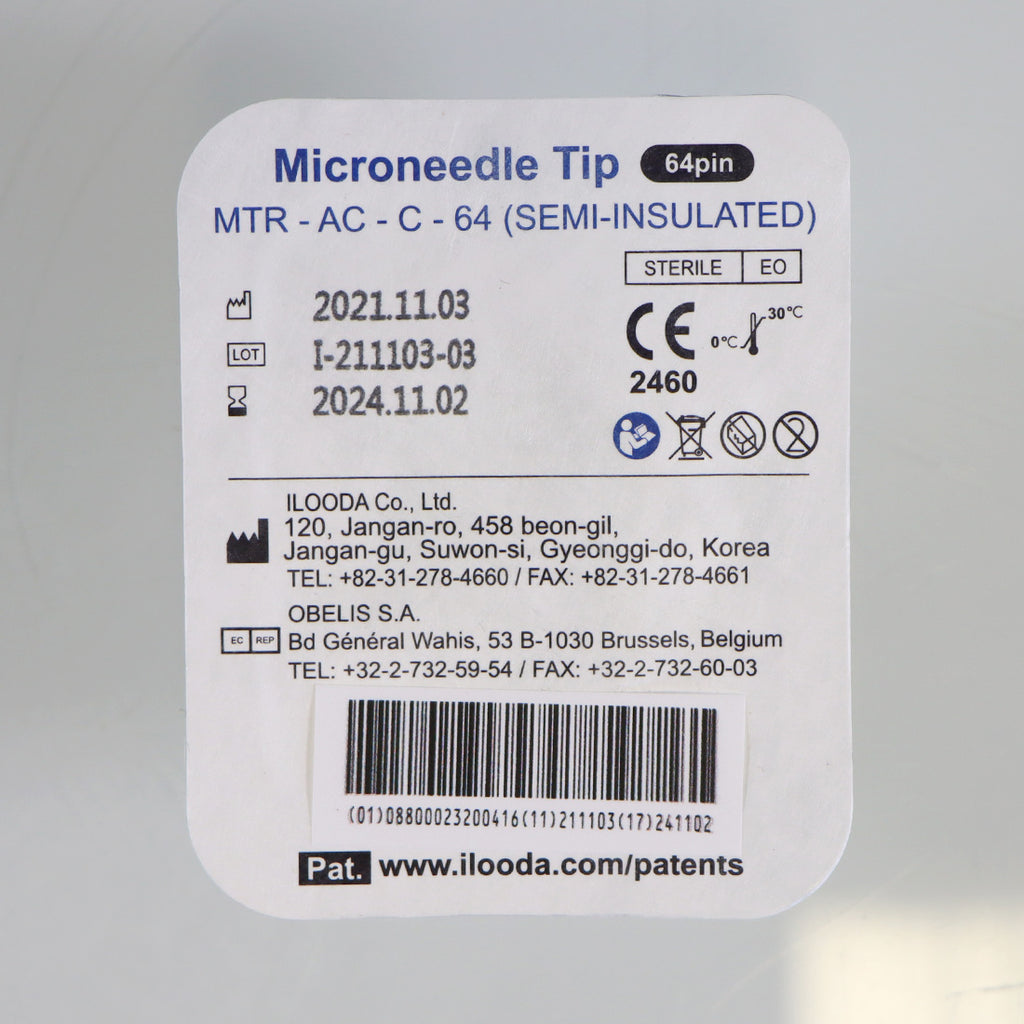 SecretRF Microneedle ILooda Semi-Insulated Cartridge Tip MTR-AC-C-64 Exp2024 x1