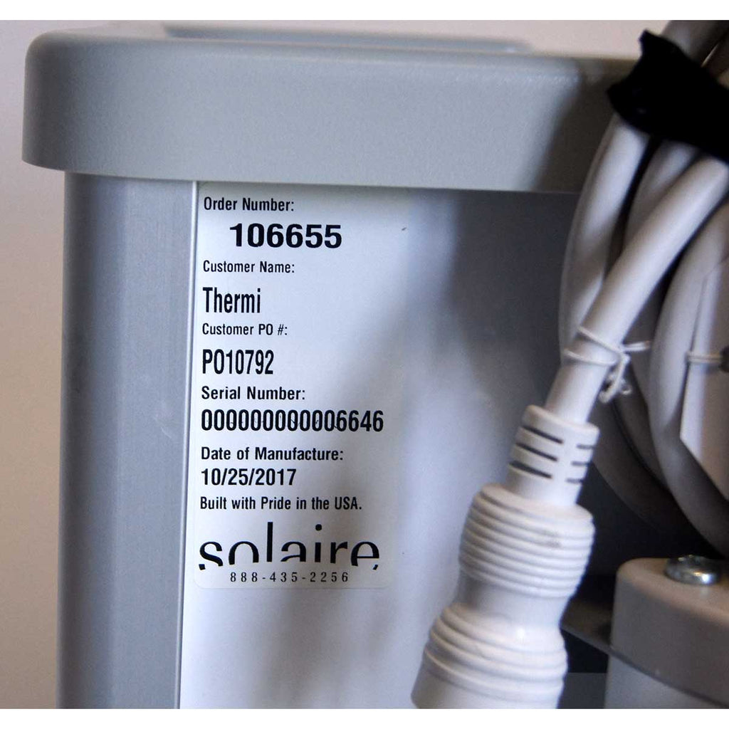 Solaire Medical Rover Workstation Cart Thermi Standard SVN21W4 w Surge Protector