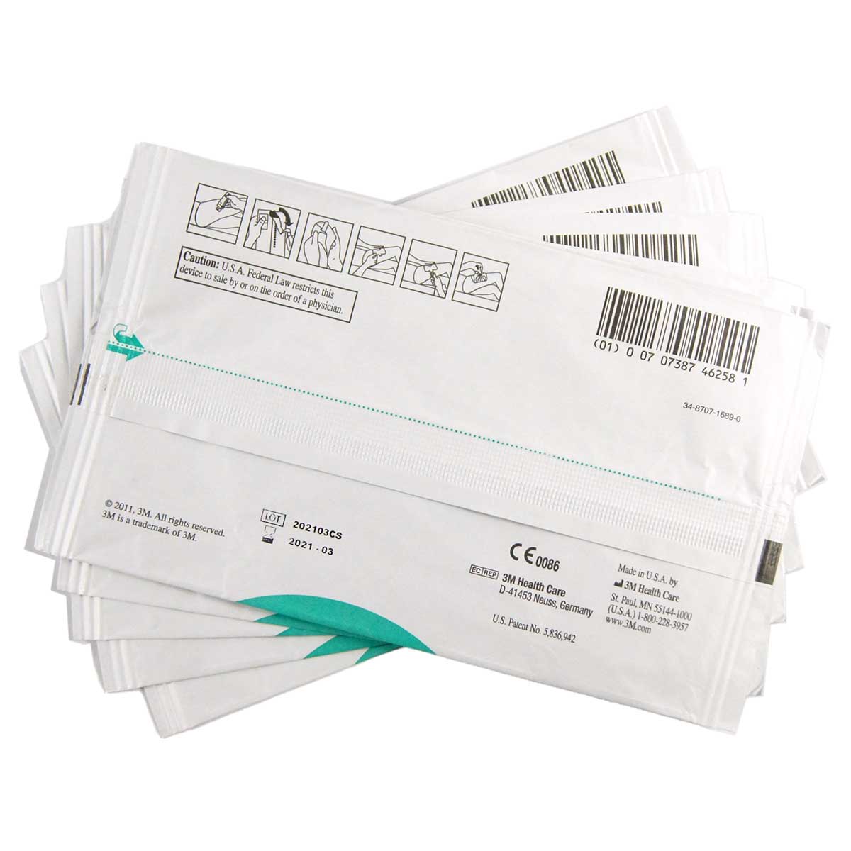 Viveve Disposable Electrosurgical RF Grounding Pad 9160 EXP-3/21 VIVRP01 6-Pack