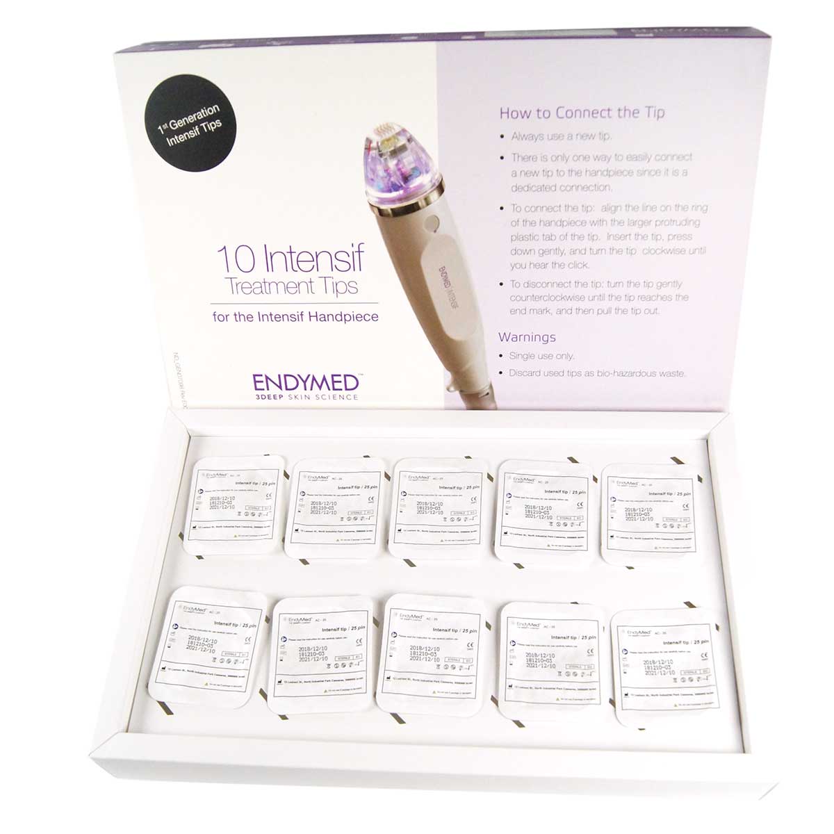 EndyMed 3DEEP Intensif RF 25-Pin Microneedle Tips EXP2021 Training Use 10-Pack