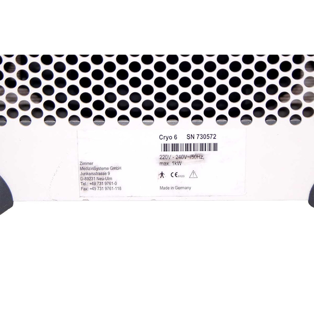 Zimmer Cryo 6 Spot Cooling System Chiller 220-Volts ONLY - Air Chiller Skin Cool