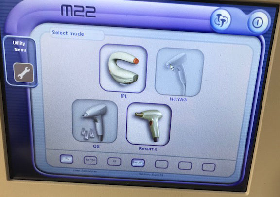 2016 Lumenis M22 Fractional IPL Laser ResurFX 1565 nm Acne Scar Skin Resurfacing