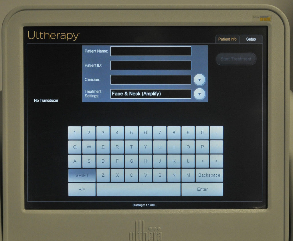 2015 Ulthera Ultherapy DeepSEE Ultrasound Skin Tightening Contouring System