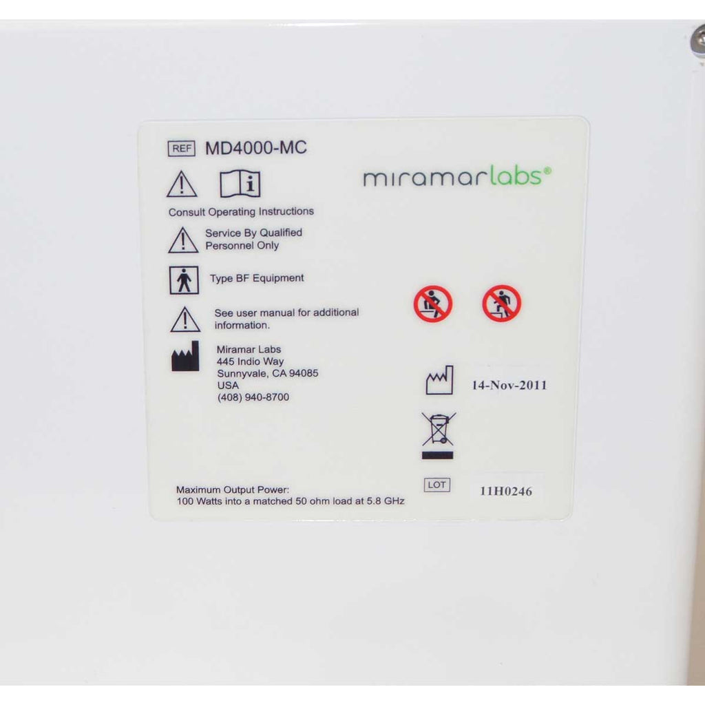 2011 MiraMar MiraDry Fresh Hyperhidrosis System Under Arm Sweat MD4000-MC