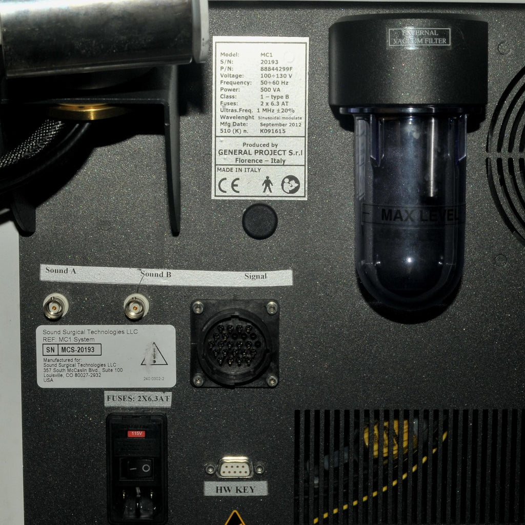 2012 VASER Shape Body Shaping Contour Ultrasound Diathermy Massage Therapy MC-1