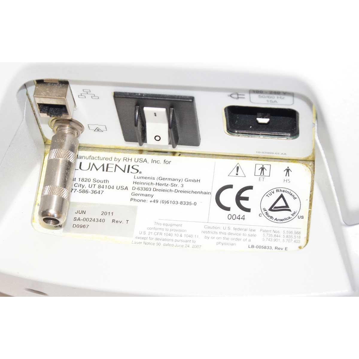 Lumenis LightSheer Duet HS ET Diode 810nm Laser Hair Removal HR System 2011
