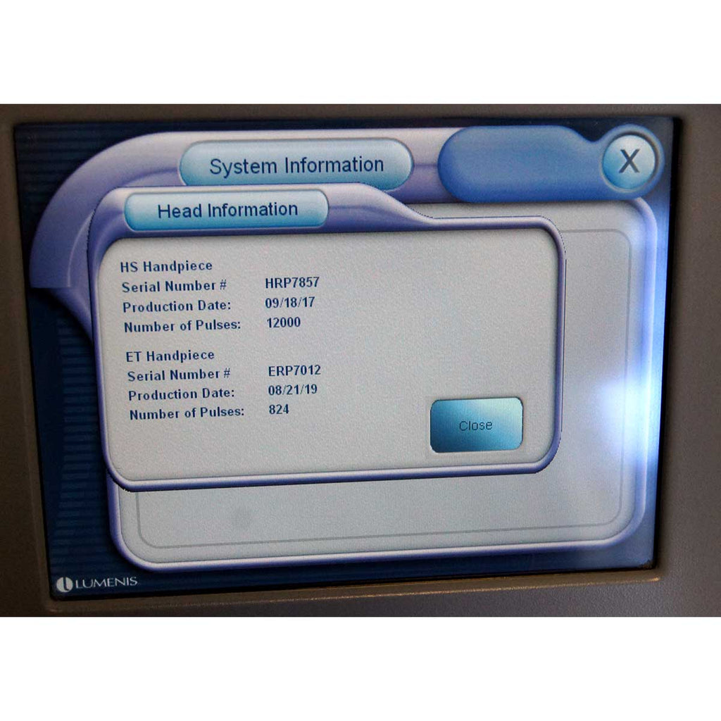 Lumenis LightSheer Duet HS ET Diode 810nm Laser Hair Removal HR System 2011