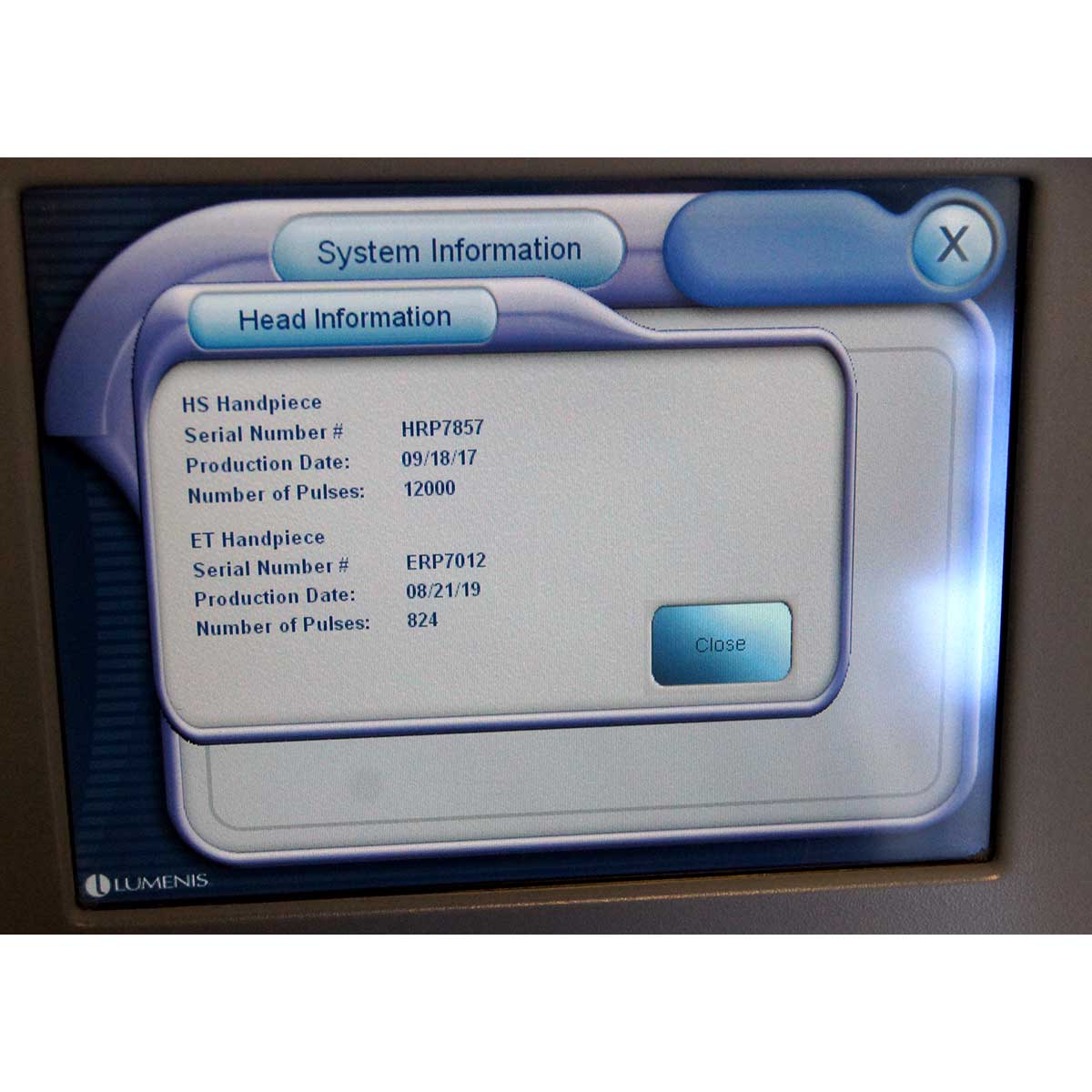 Lumenis LightSheer Duet HS ET Diode 810nm Laser Hair Removal HR System 2011