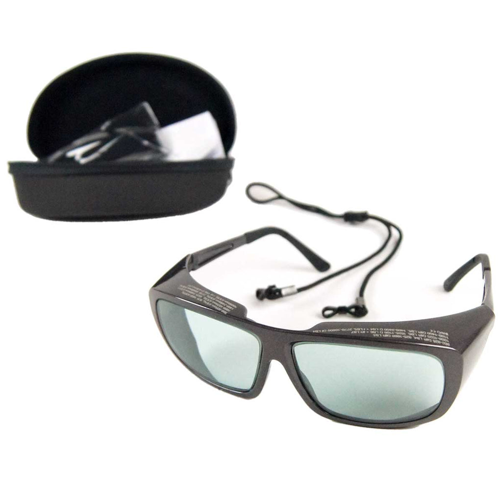 MRP Innovative Optics Gi1 Laser Safety Glasses Gray Frame Goggles 701G.Gi1