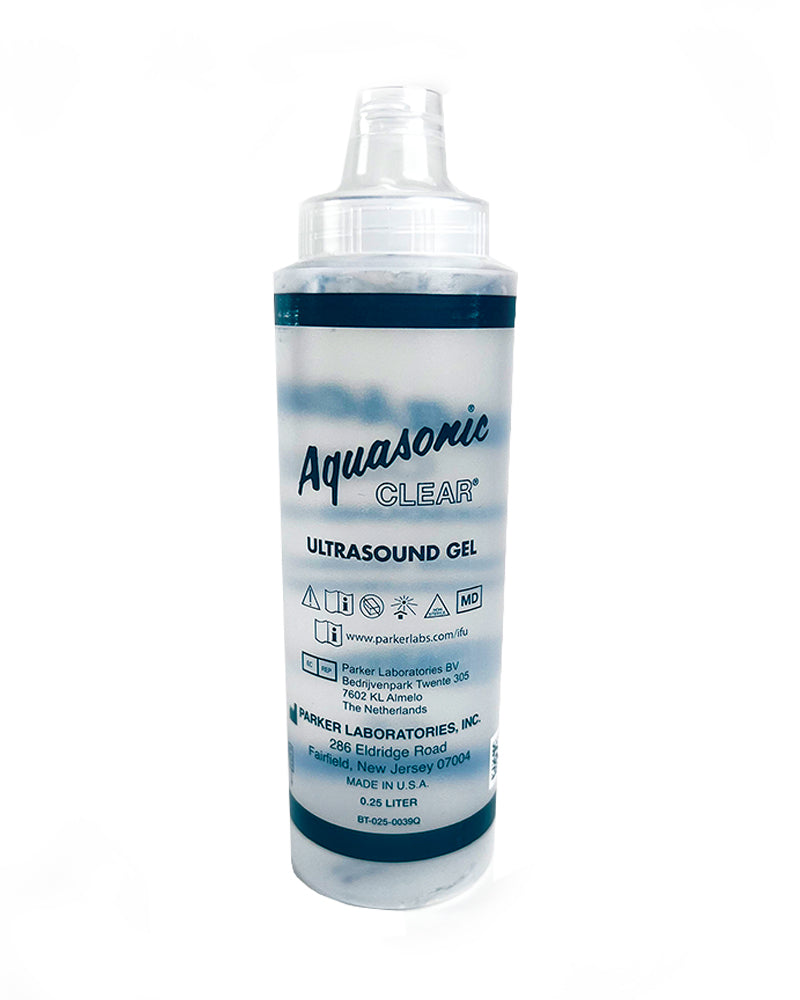 Aquasonic Clear Water Soluble Ultrasound Gel Hypoallergenic .25 Liter BT-025-0039Q