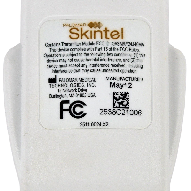 2012 Cynosure Palomar Icon Vectus Skintel Melanin Reader Laser Skin Type Sensor