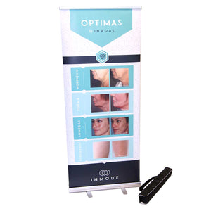 InMode Optimas Skin Tightening Vinyl Office 35in x 85in Banner Lumecca Diolazex