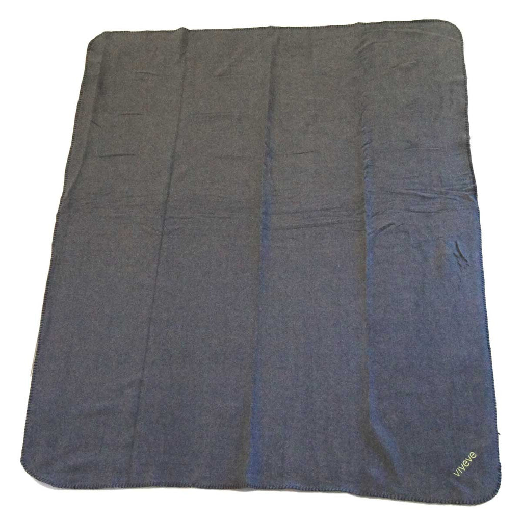 Viveve Heather Grey Patient Warming Blanket Polyester 47in x 60in Rollup