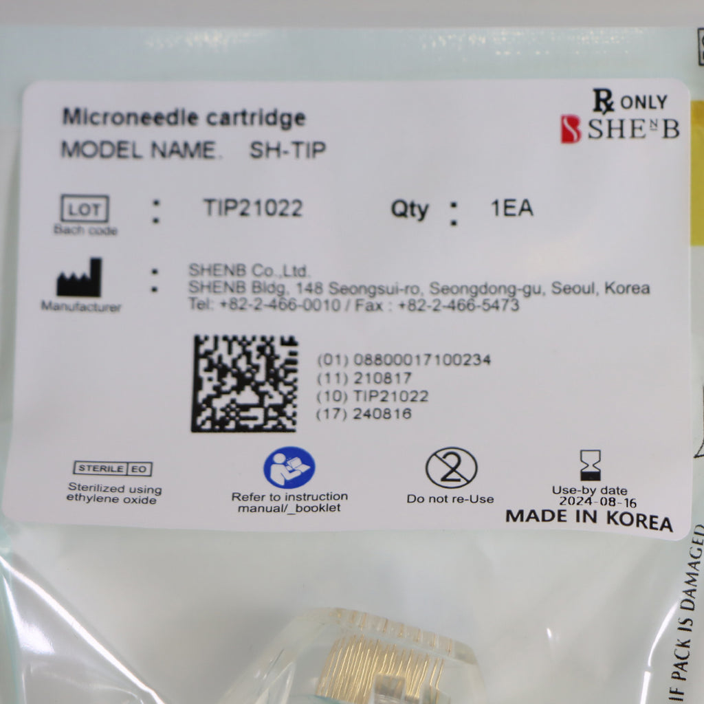 Vivace ShenB Cartessa Aesthetic Microneedle Experience Kit SH-TIP 36 Pin NonCore