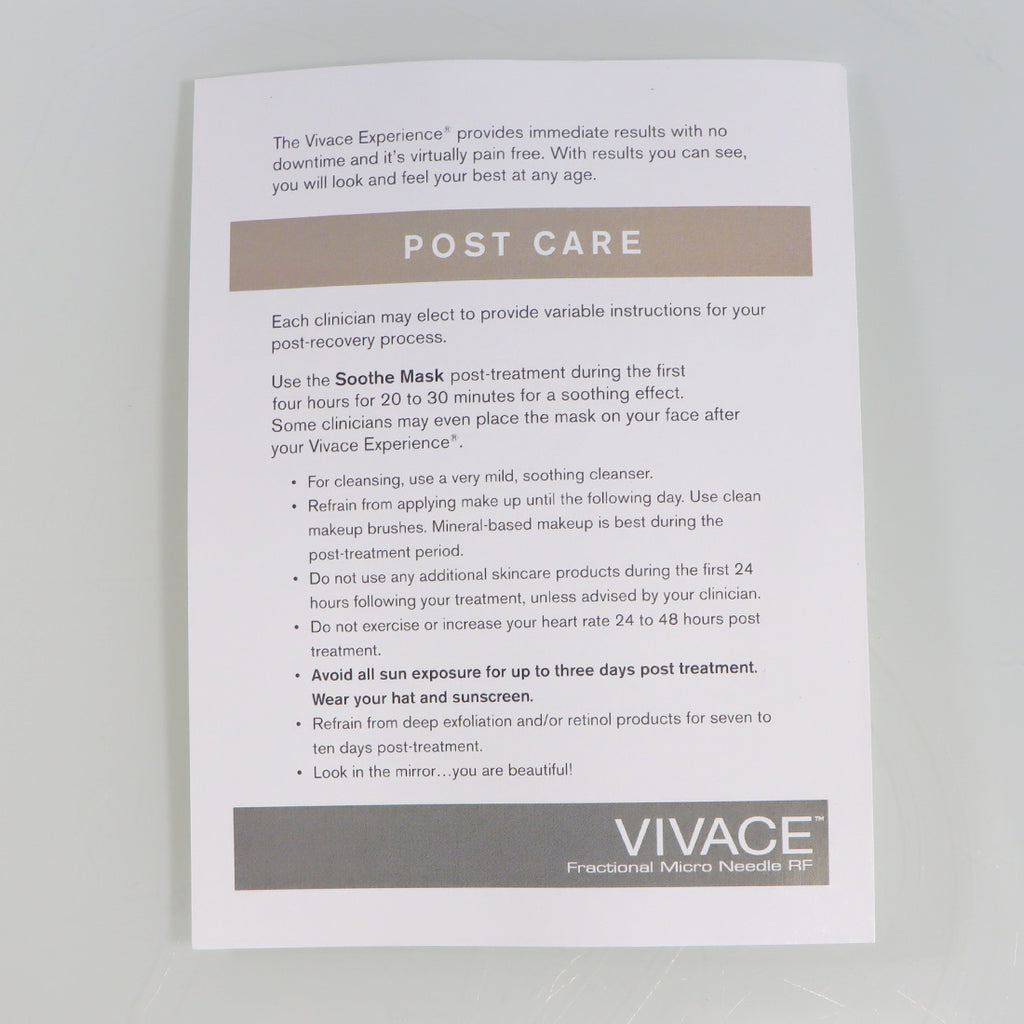 Vivace ShenB Cartessa Aesthetic Microneedle Experience Kit SH-TIP 36 Pin NonCore