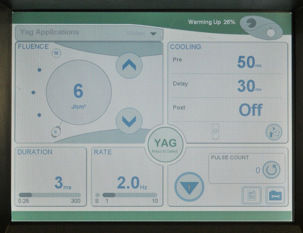 2007 Candela GentleMax Laser GMax YAG Alex 755 1064 6-18mm HR Hair Removal Vein