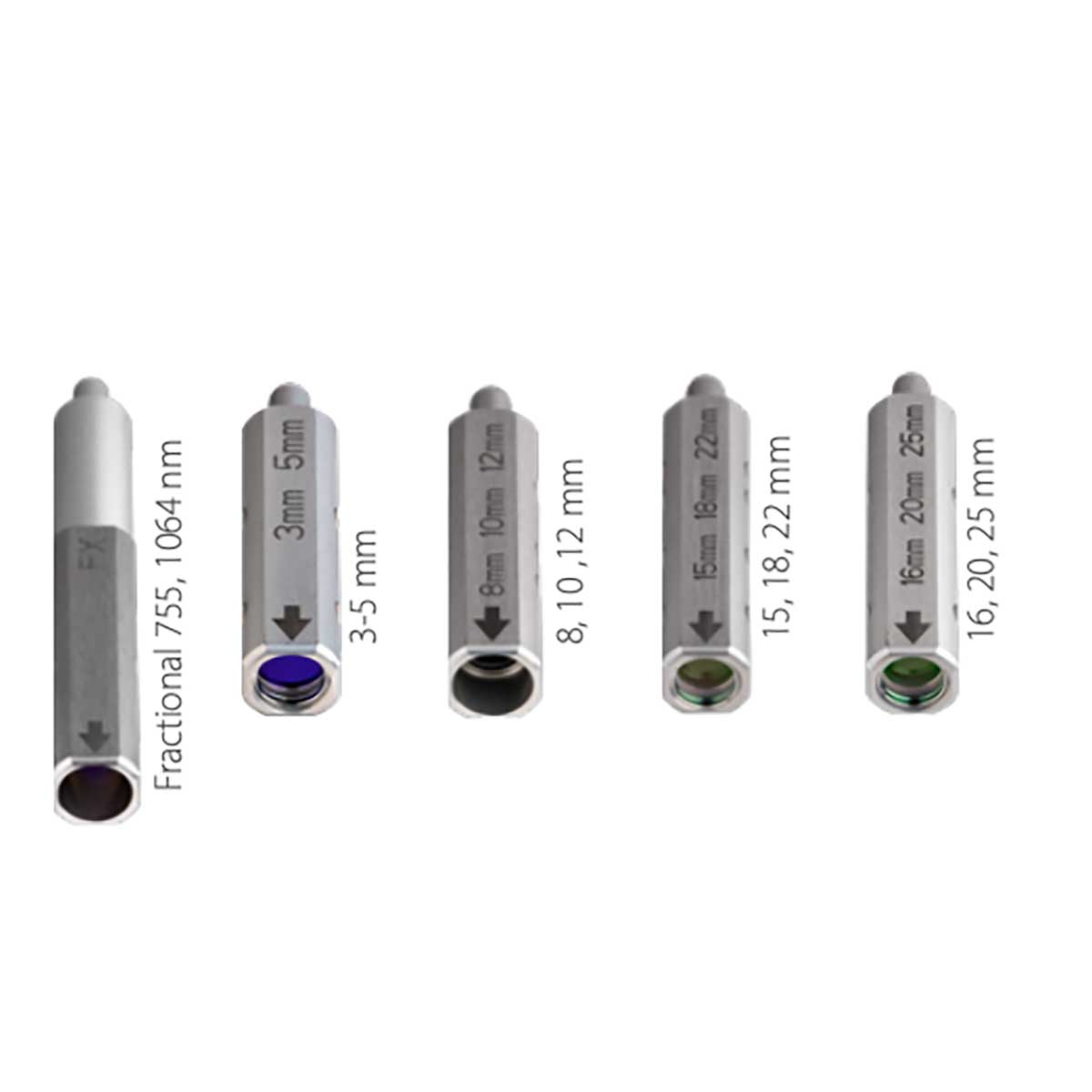 Lutronic Clarity II Intelligent Handpiece Spot Size Cartridge Cap End Covers 5pk