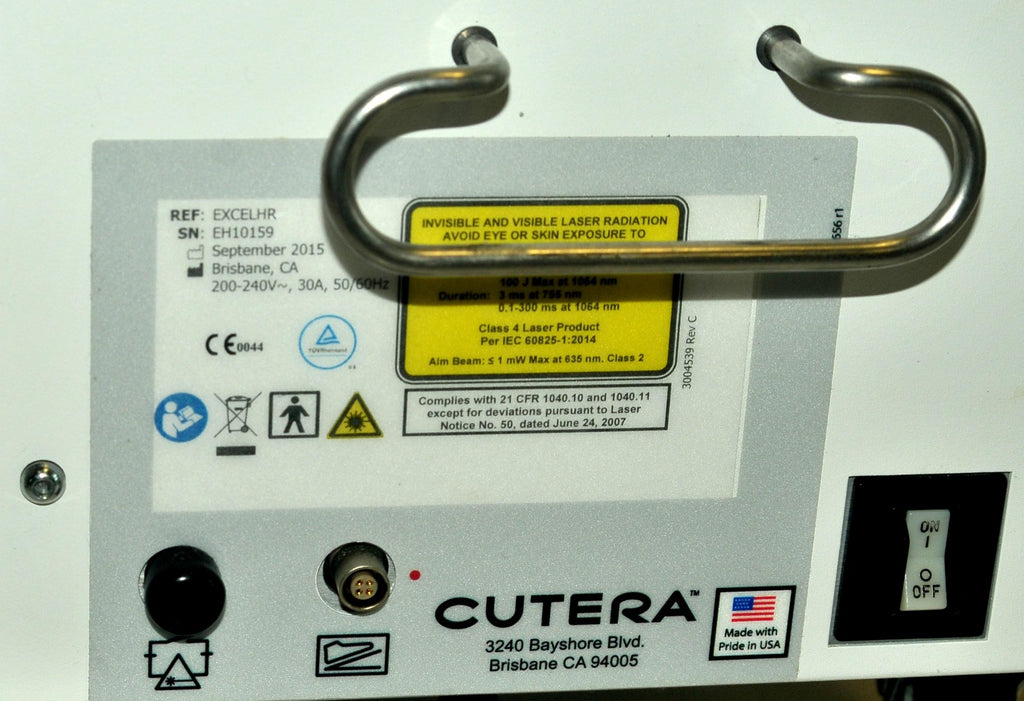 2015 Cutera ExcelHR Laser Alexandrite Nd YAG Alex 755 1064 Hair Removal Excel HR