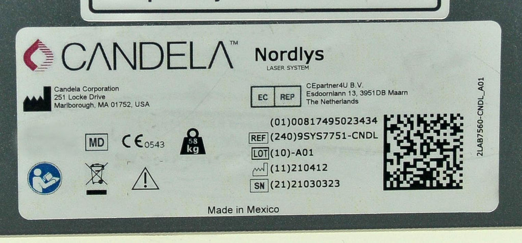 2021 Candela Nordlys Ellipse IPL Laser Vascular Lesion Photo Rejuvenation System