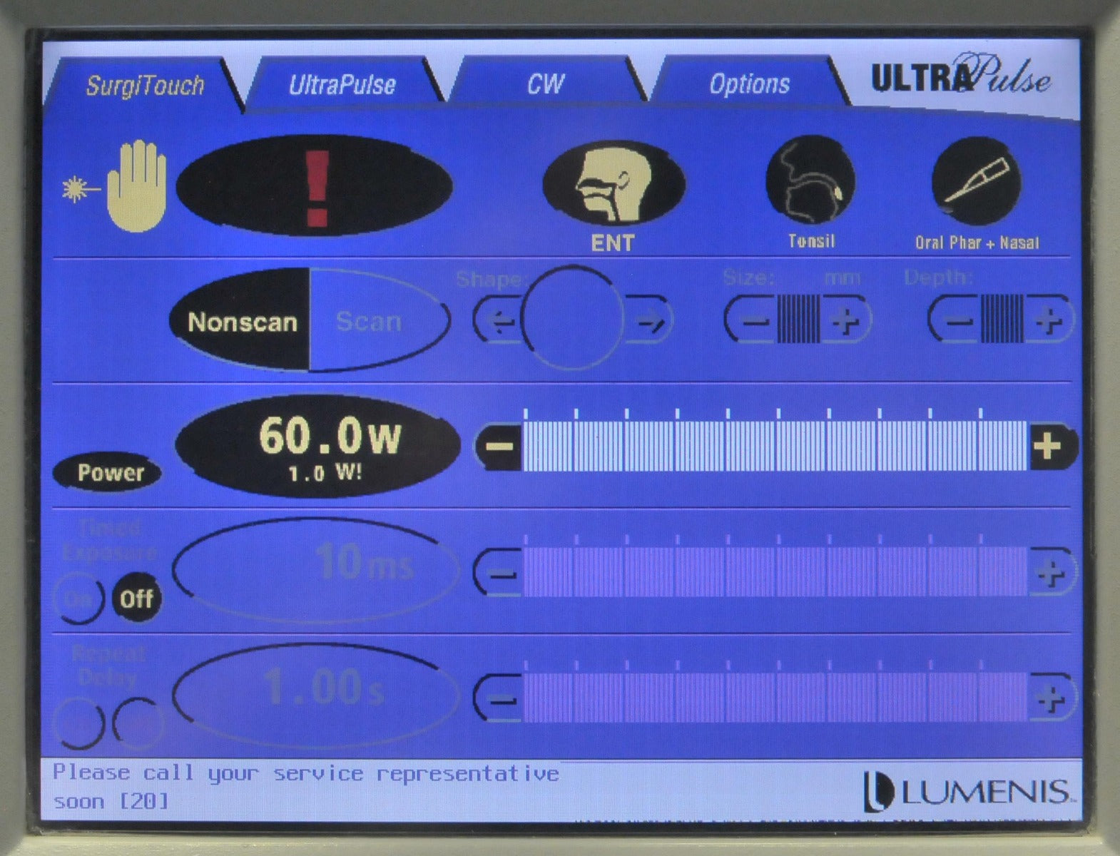 2005 Lumenis UltraPulse SurgiTouch Encore CO2 Wrinkles Skin Resurfacing Laser