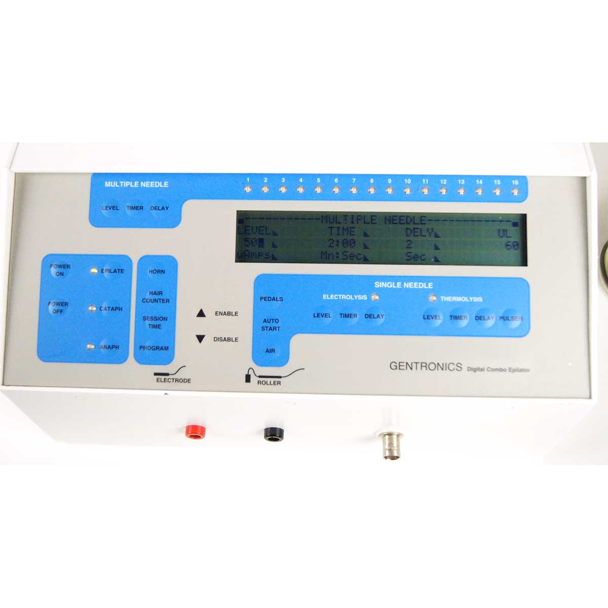 Gentronics MC160D Electrolysis Tabletop System Digital Combo Epilator