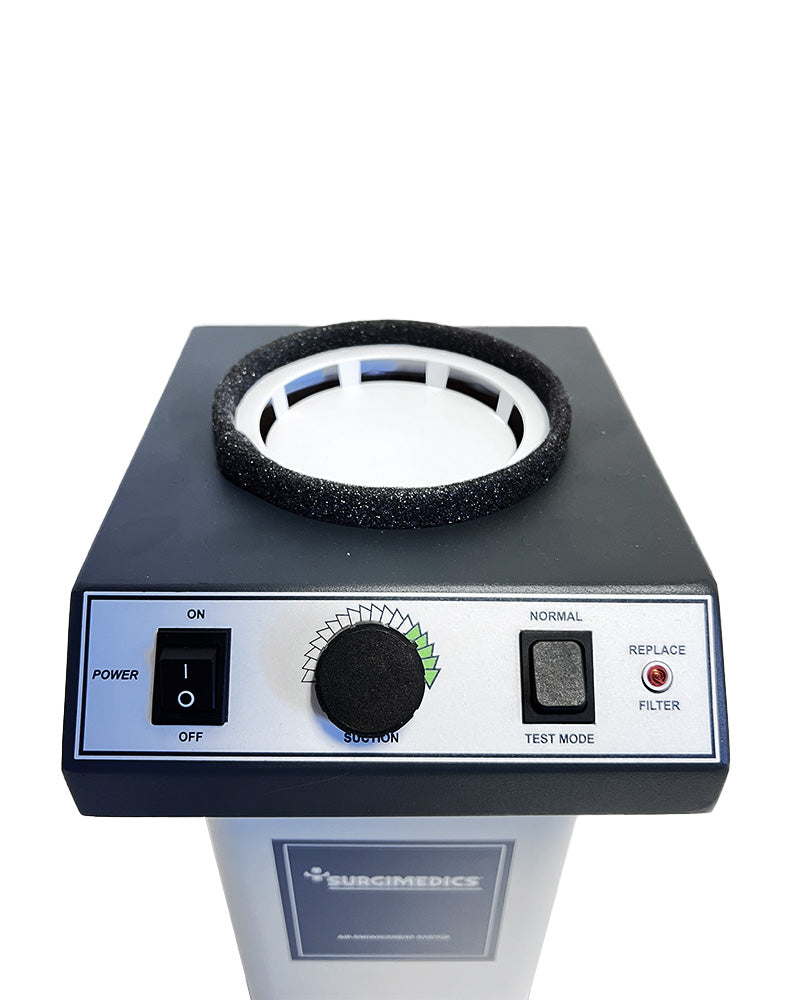 SurgiMedics Surgifresh Mini Turbo Evacuation System + Smoke Evacuation Arm Stand