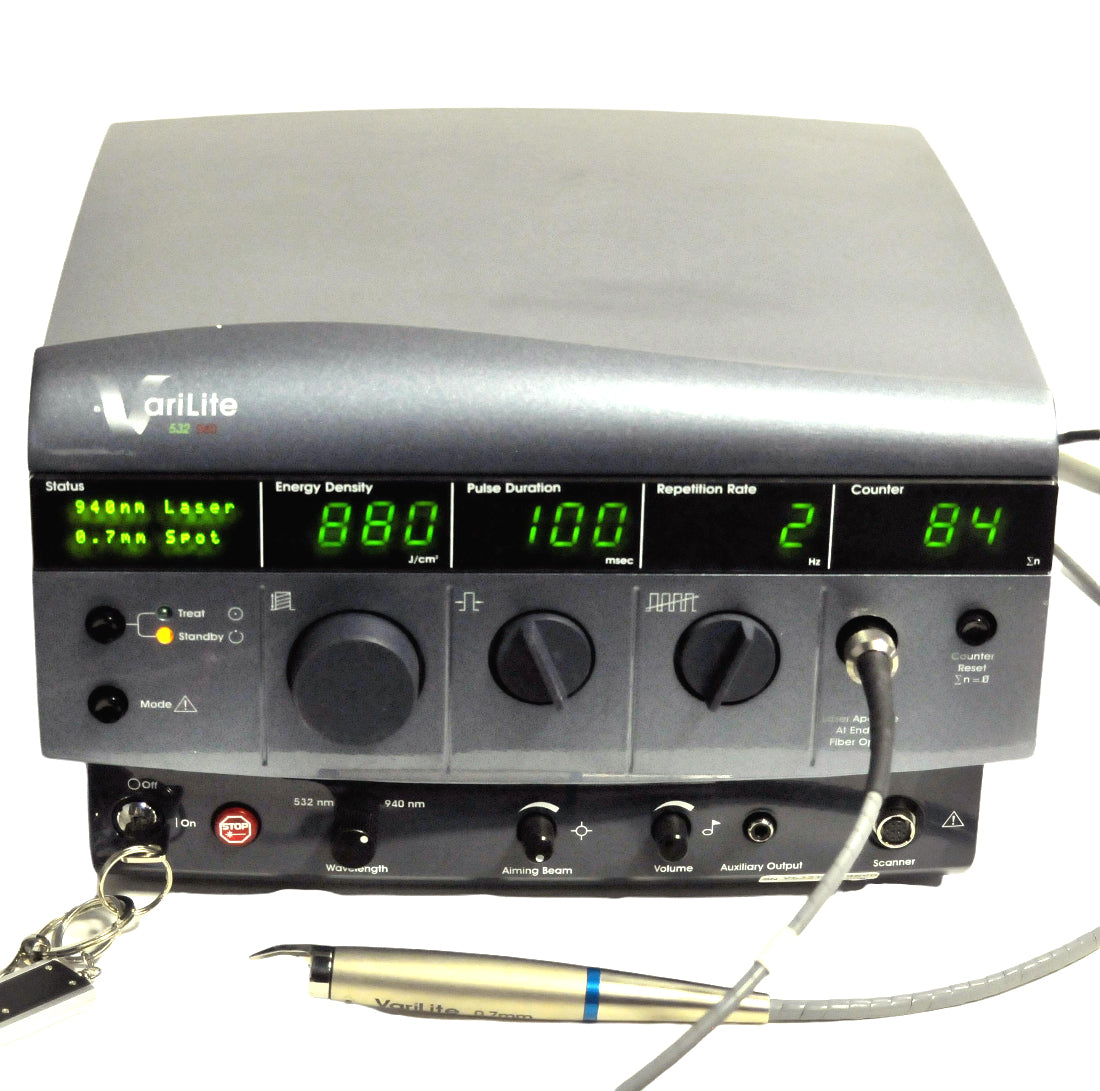 2005 Iridex VariLite 940 nm Dermatology Pigment Vascular Laser 0.7 mm HP