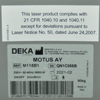 2021 DEKA MotusAY Dual Nd YAG Alex Laser 755 1064 Hair Removal Vascular Motus AY