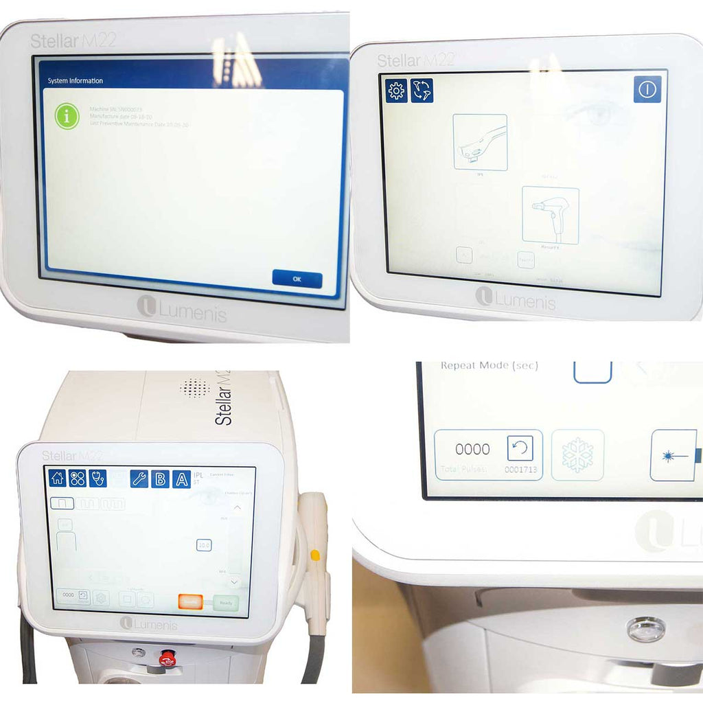 2020 Lumenis Stellar M22 IPL Hair Removal Skin Rejuvenation ResurFX Laser System