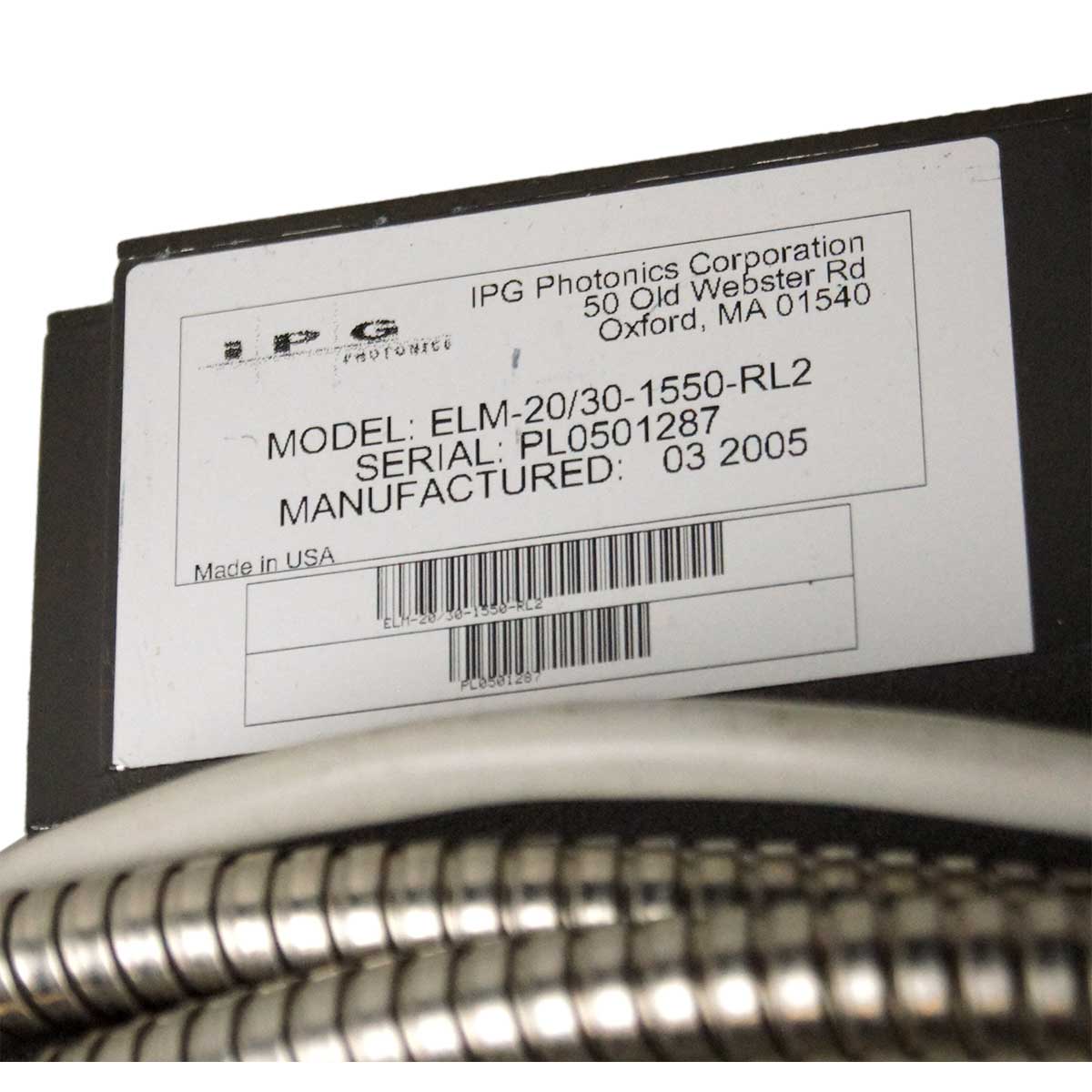 Fraxel Restore SR 1500 100W 1550nm Laser Head Module ELM-20/30-1550-RL2 + Cord