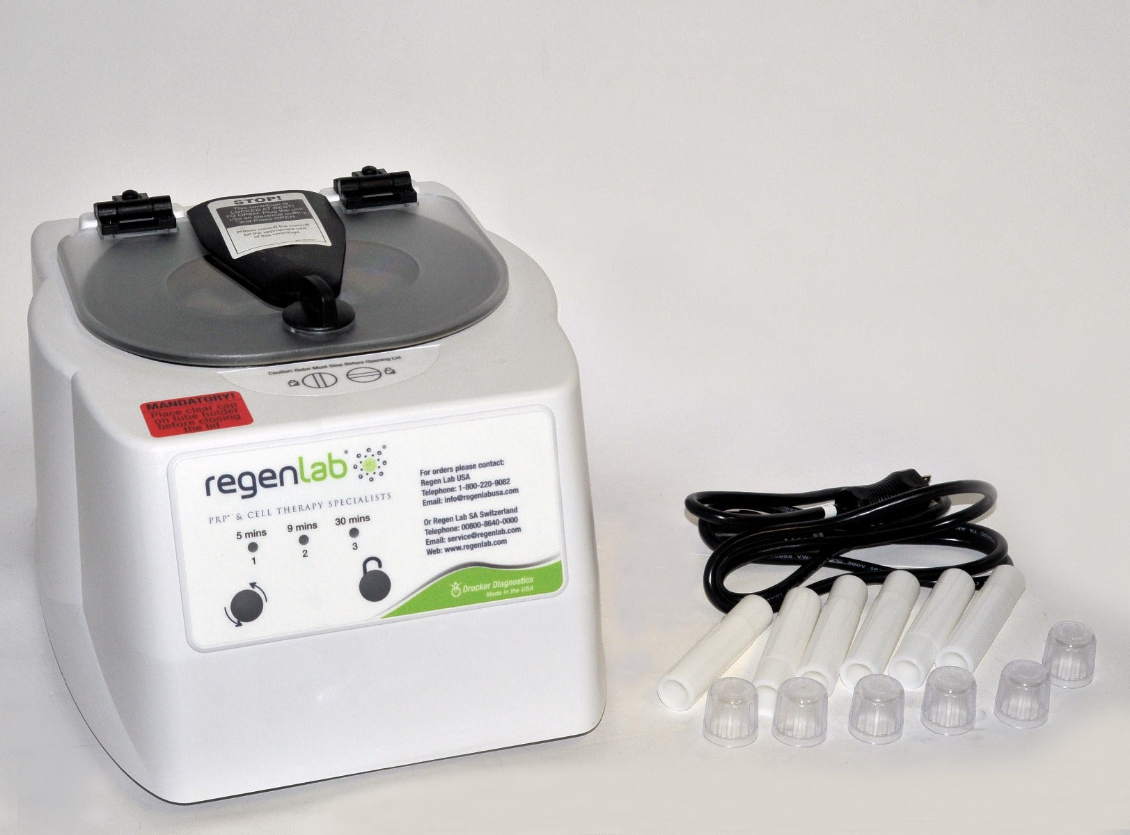 Drucker Diagnostics RegenLab PRP Centrifuge Horizon-6-FA 3500 RPM Regen Lab