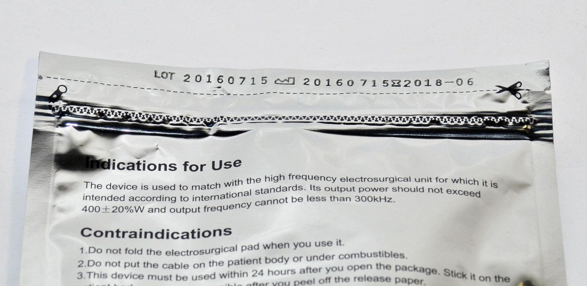 Thermi Aesthetics ThermiRF Electrode Grounding Pad 2130ac Electrosurgical x1 Pc
