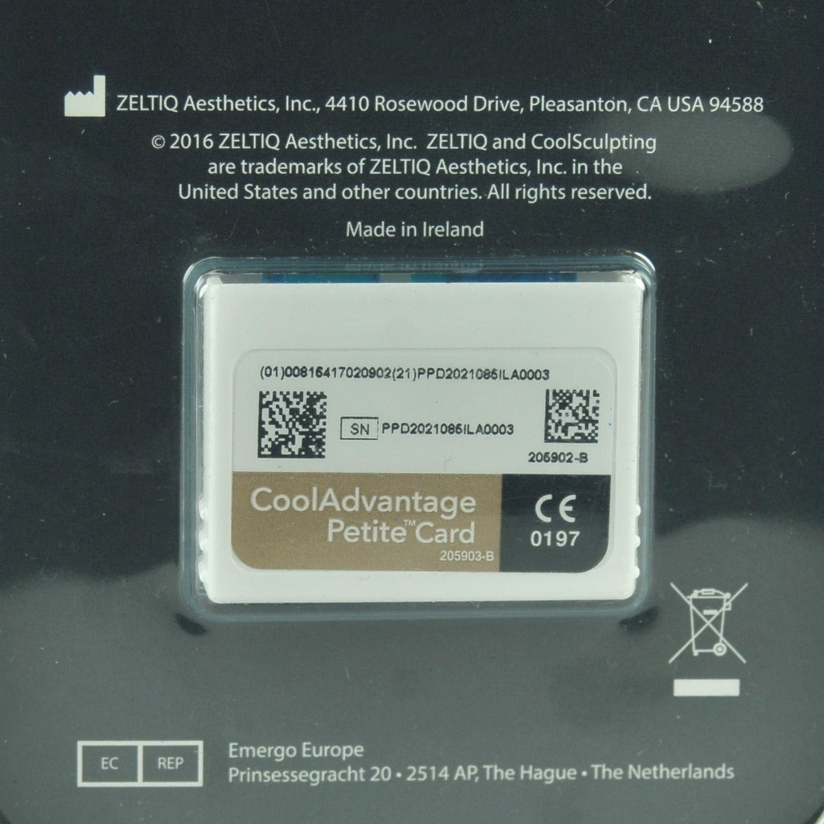 Zeltiq CoolSculpting CoolAdvantage Gold PETITE Card BRZ-CD4-140-024 11 Cycles