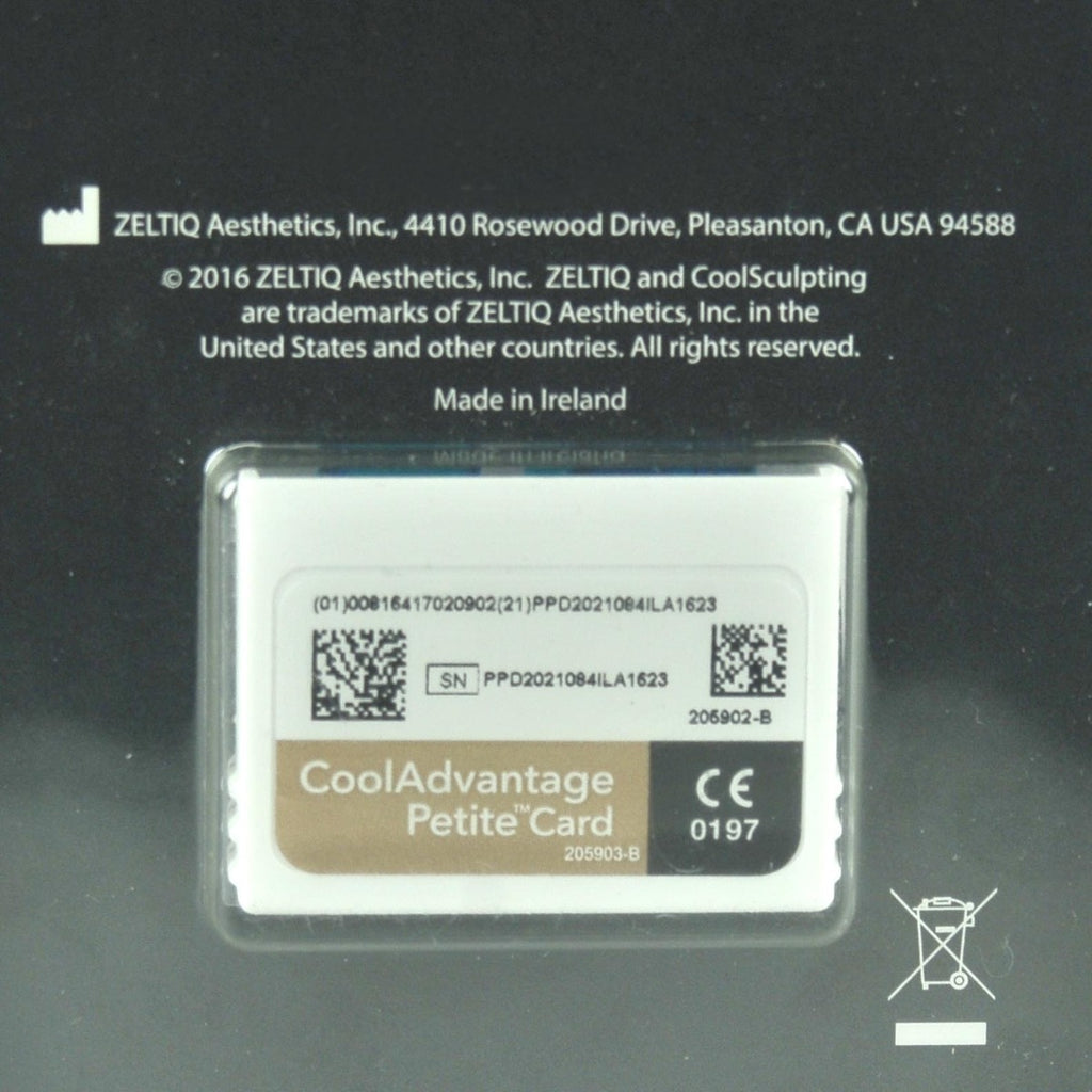Zeltiq CoolSculpting CoolAdvantage Gold PETITE Card BRZ-CD4-140-024 23 Cycles