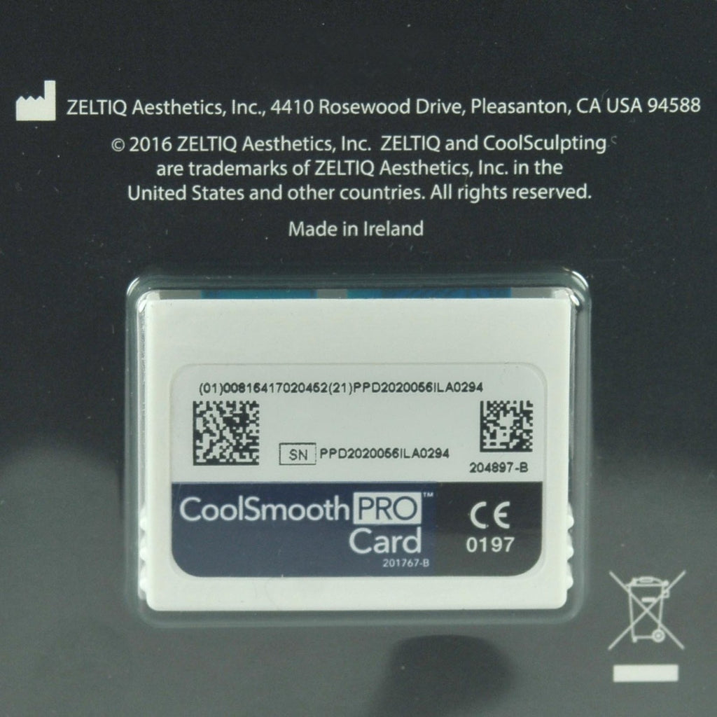 Zeltiq CoolSculpting CoolSmooth PRO Card BRZ-CD4-091-001 Cool Smooth x1 Total