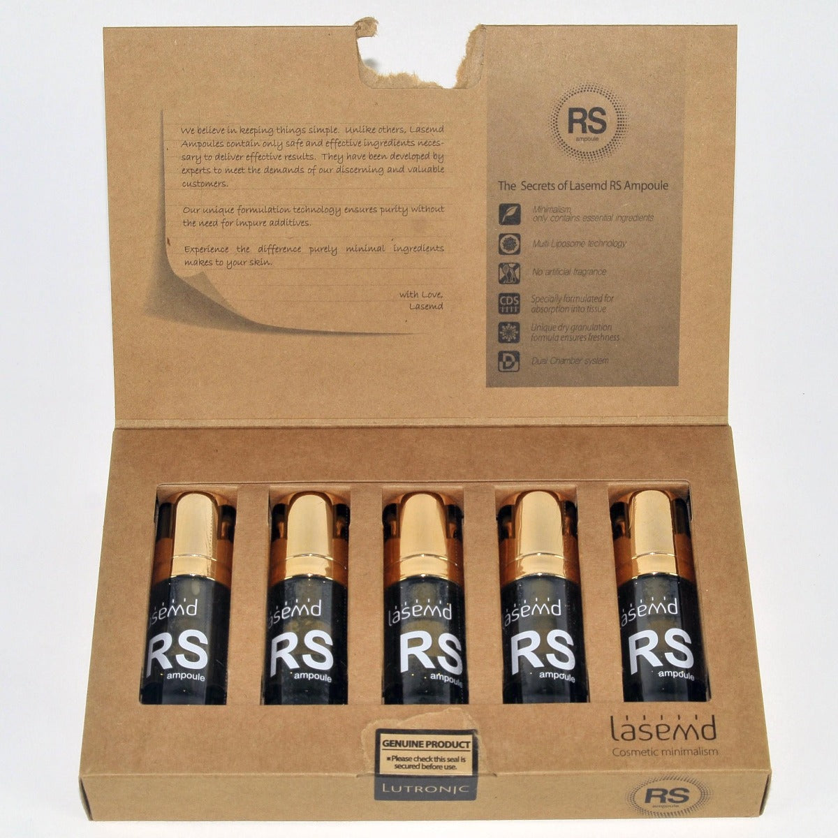 Lutronic LaseMD RS Ampoule Resveratrol Photoaging Anti-Aging Collagen x5 Total