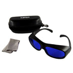 MRP Laser Safety Eyewear Glasses 585-595nm OD5+ DIR LB5 LP S - Black Large Frame