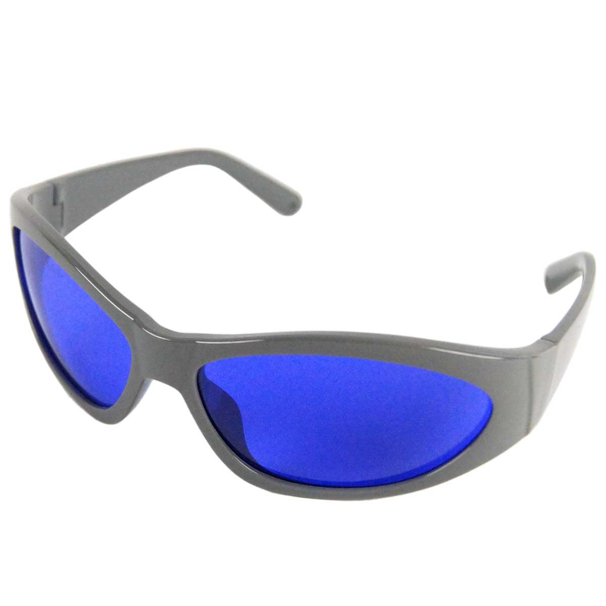 MRP Laser Safety Eyewear Glasses 585-595nm OD5+ DIR LB5 LP S - Grey Small Frame