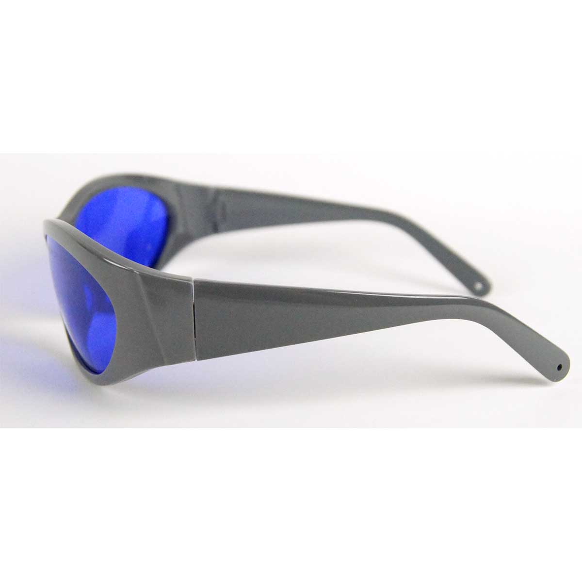 MRP Laser Safety Eyewear Glasses 585-595nm OD5+ DIR LB5 LP S - Grey Small Frame