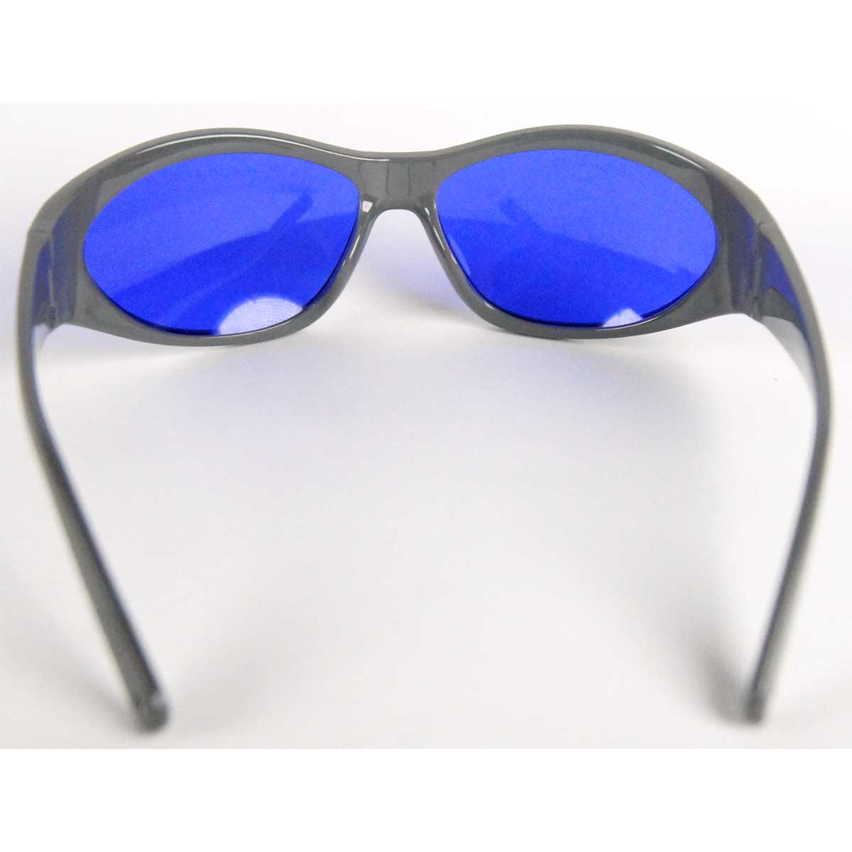 MRP Laser Safety Eyewear Glasses 585-595nm OD5+ DIR LB5 LP S - Grey Small Frame