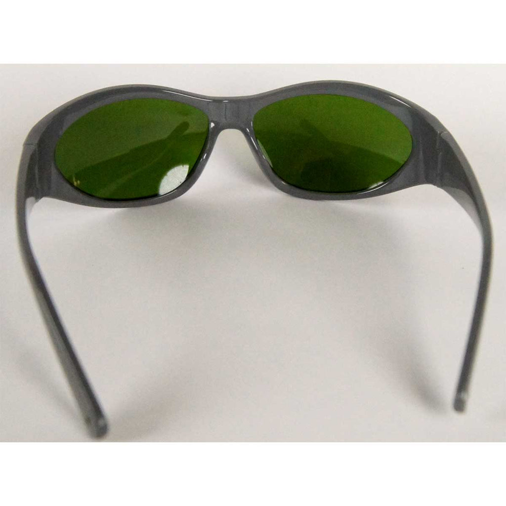 MRP IPL Safety Eyewear Glasses PPE 200-1400nm LP S Green Lens - Grey Sport Frame