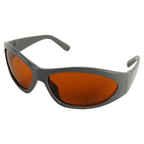 MRP Laser Safety Eyewear Glasses 315-540nm OD6+ 900-1070nm OD5+ Grey Sport Frame