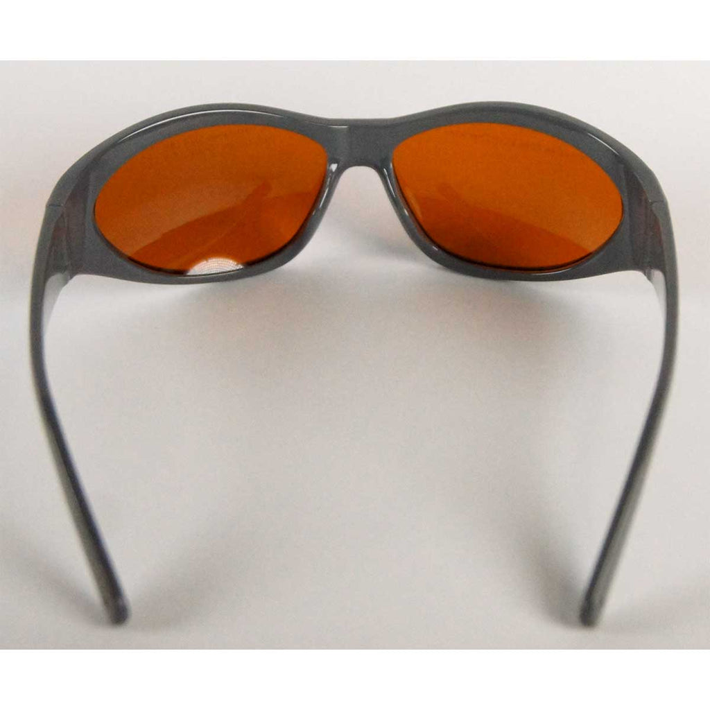 MRP Laser Safety Eyewear Glasses 315-540nm OD6+ 900-1070nm OD5+ Grey Sport Frame
