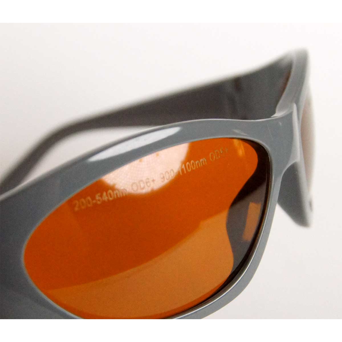 MRP Laser Safety Eyewear Glasses 315-540nm OD6+ 900-1070nm OD5+ Grey Sport Frame