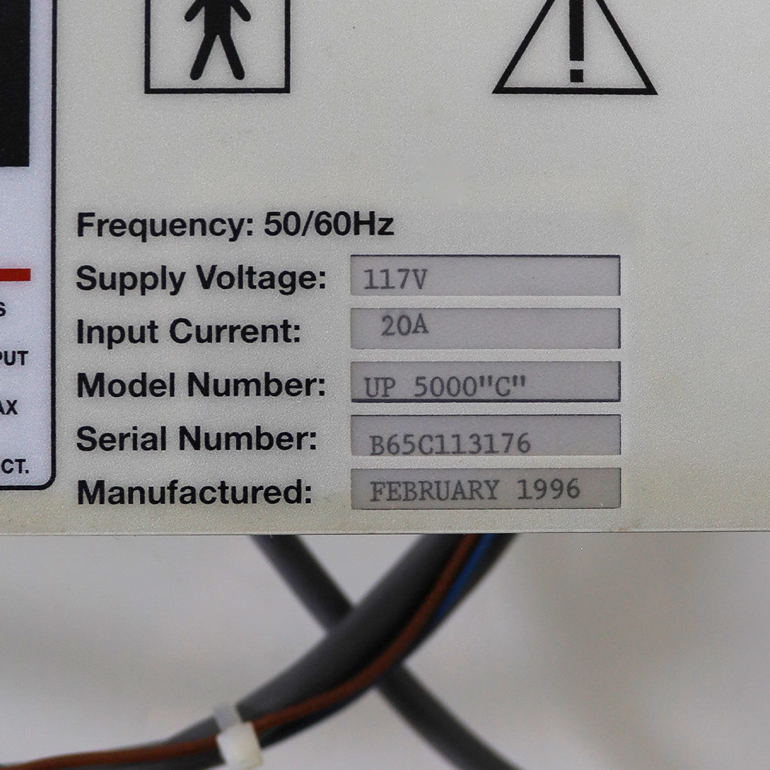 Coherent UltraPulse 5000C Interface Panel w/ Connectors Ultra Pulse 5000 C Parts