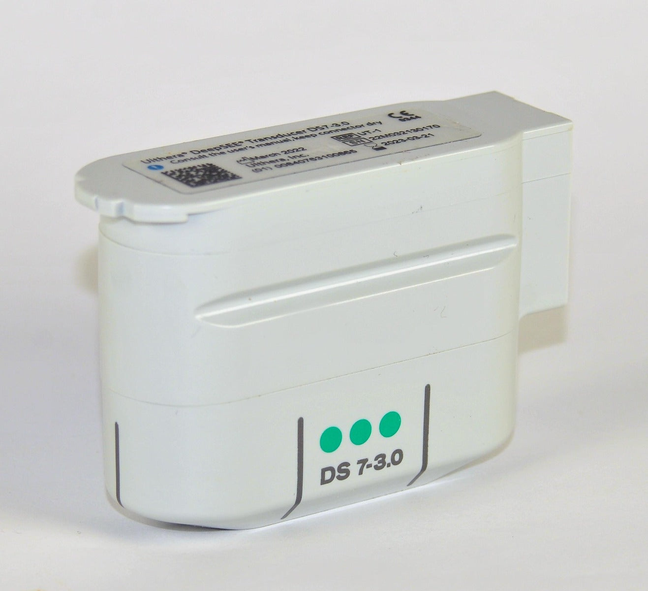 Ulthera DeepSEE DS 7-3.0 Transducer Ultrasound Ultherapy Green 2000/2400 UT-1