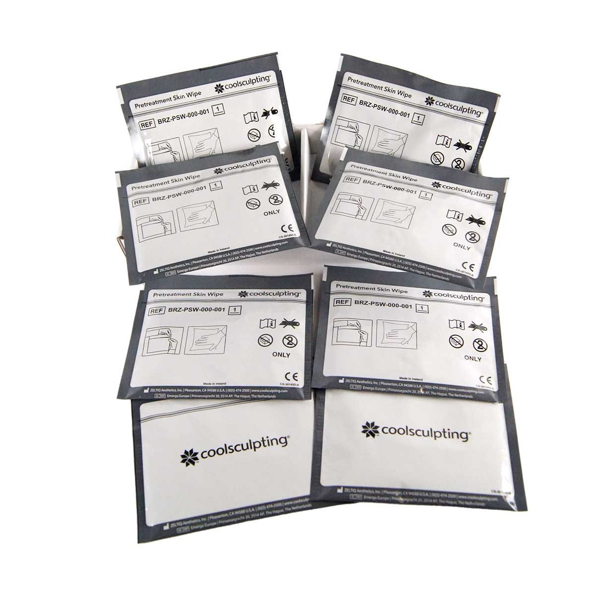 ZELTIQ CoolSculpting Pretreatment Skin Wipe BRZ-PSW-000-008 ex06/2024 8-Pack