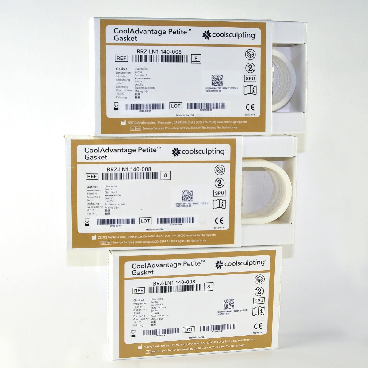 Zeltiq CoolAdvantage Petite Gasket BRZ-LN1-140-008 Cool Advantage Exp:3/22 x20Pc
