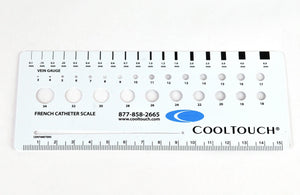 CoolTouch NewStar Laser French Catheter Scale Vein Gauge 1-15cm .1-6.0mm Index